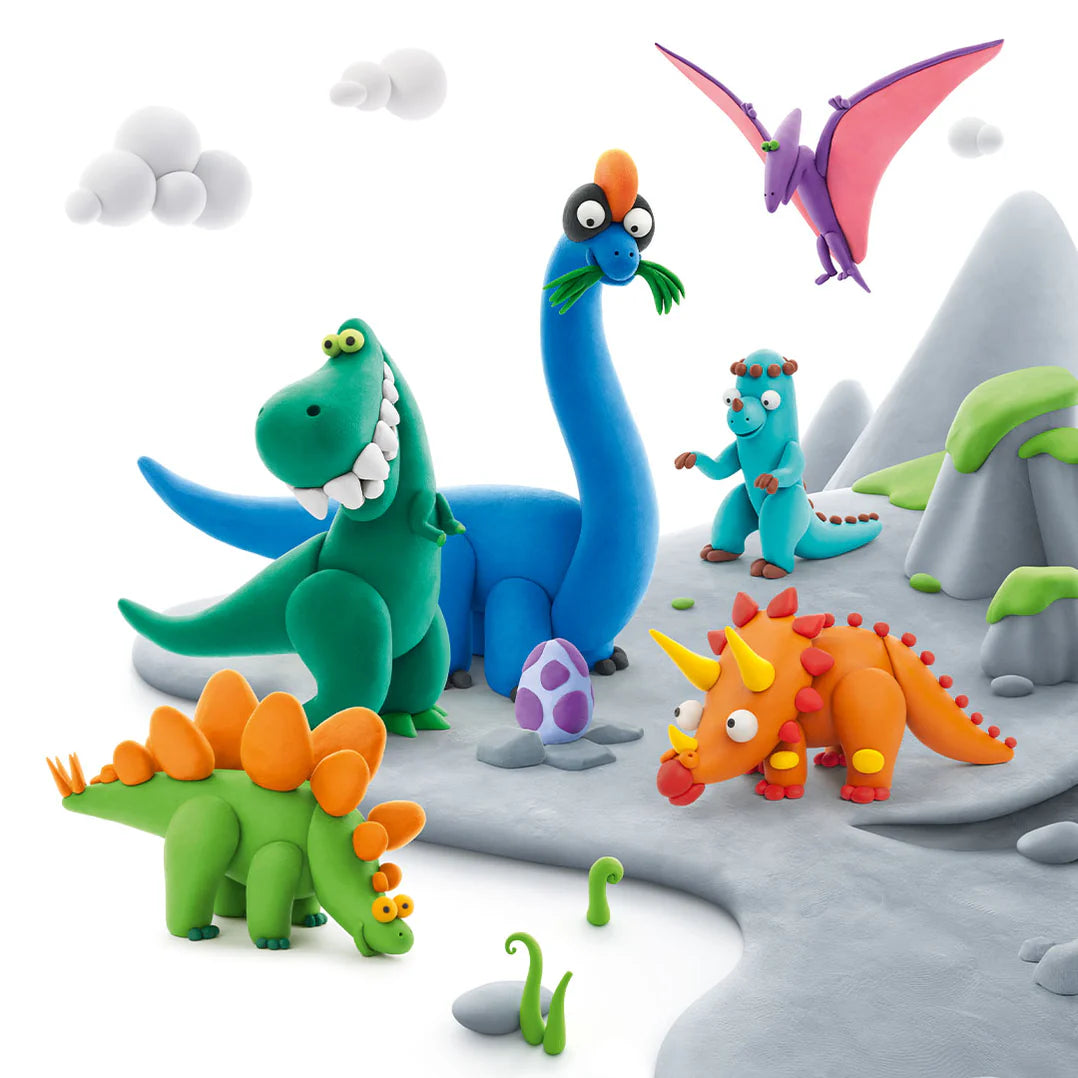 Hey Clay Dinosaurussen 15 cans