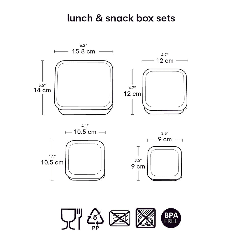 A Little Lovely Company Lunch en Snackbox Set Piraten