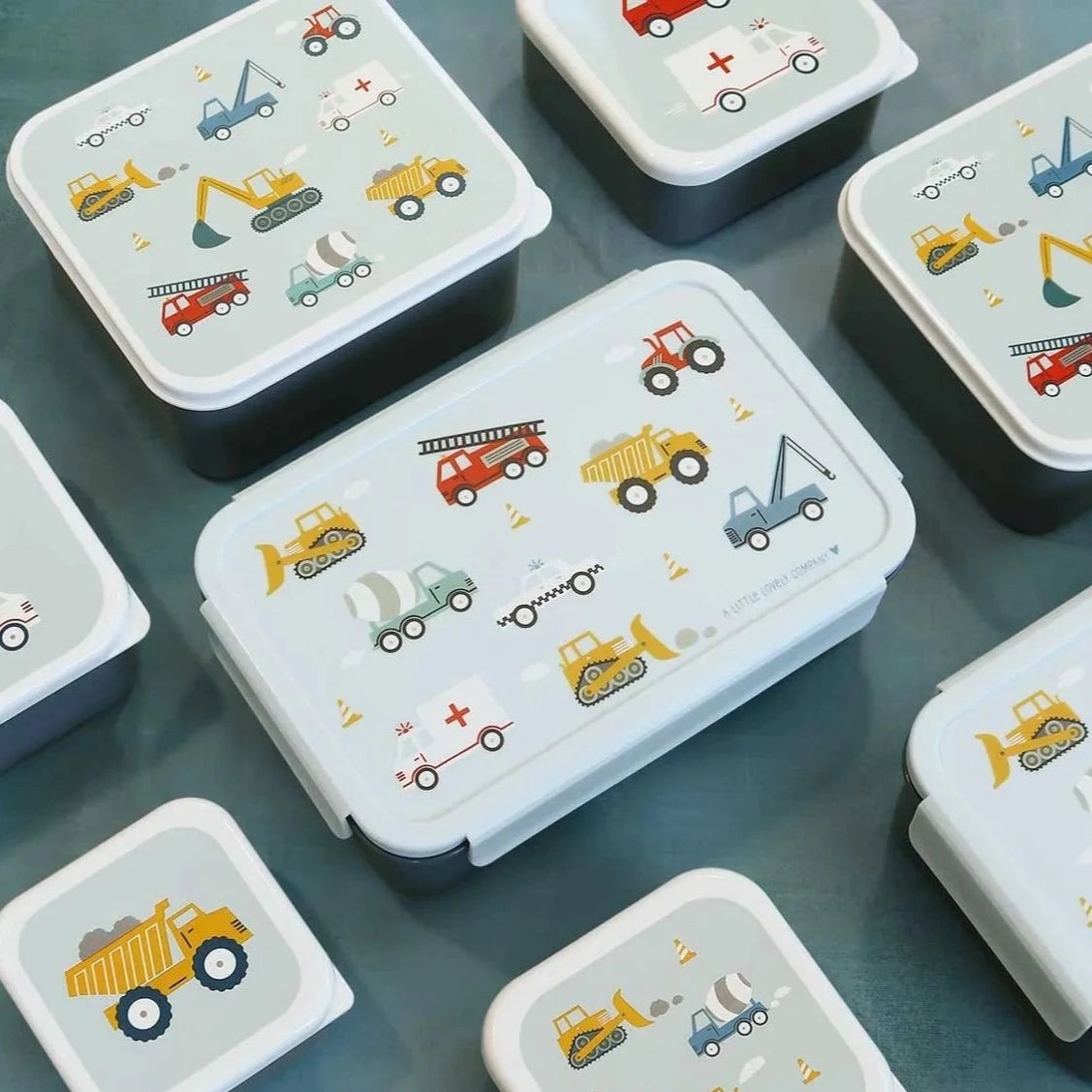 A Little Lovely Company Lunchbox voertuigen