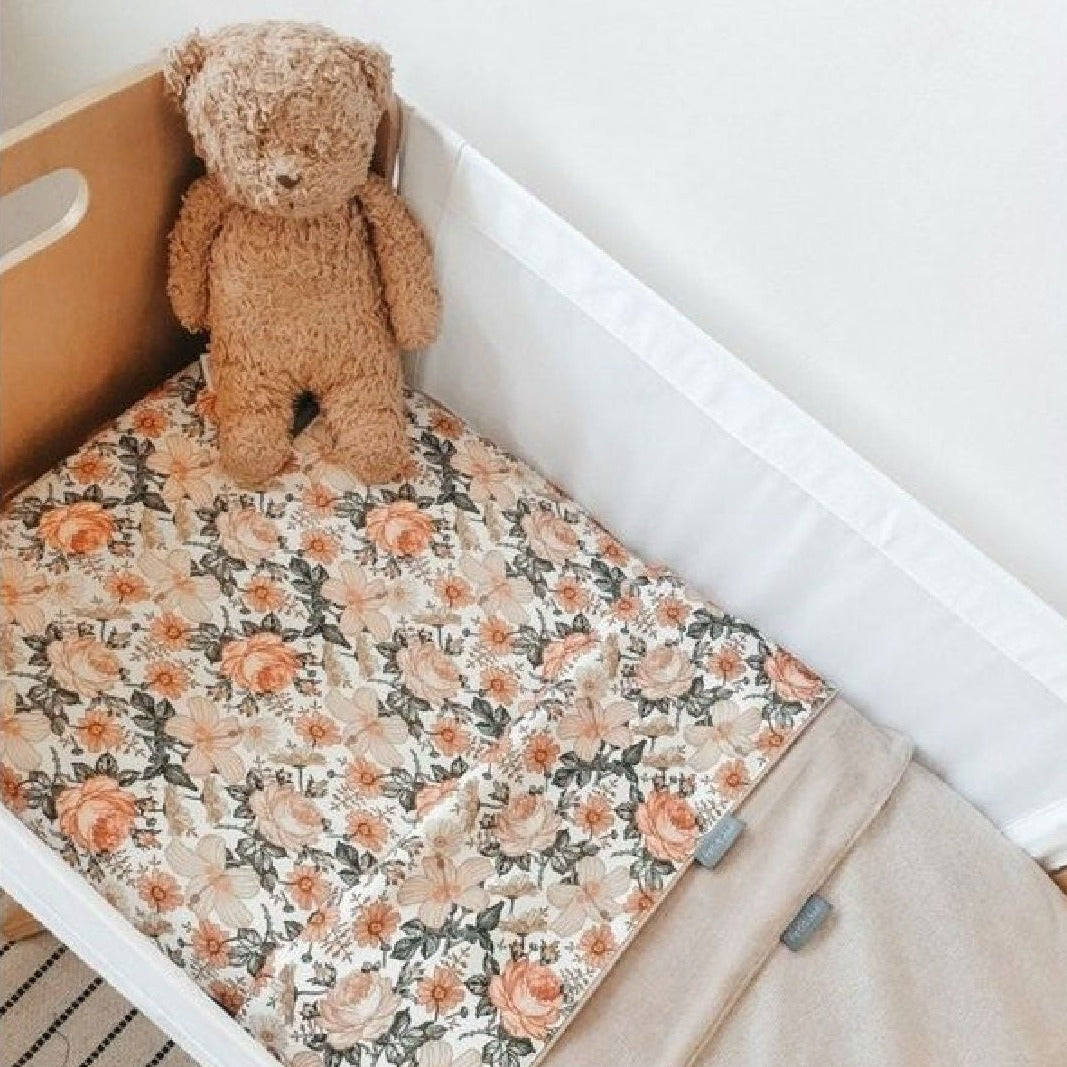 Petit Juul Hoeslaken ledikant boho flower
