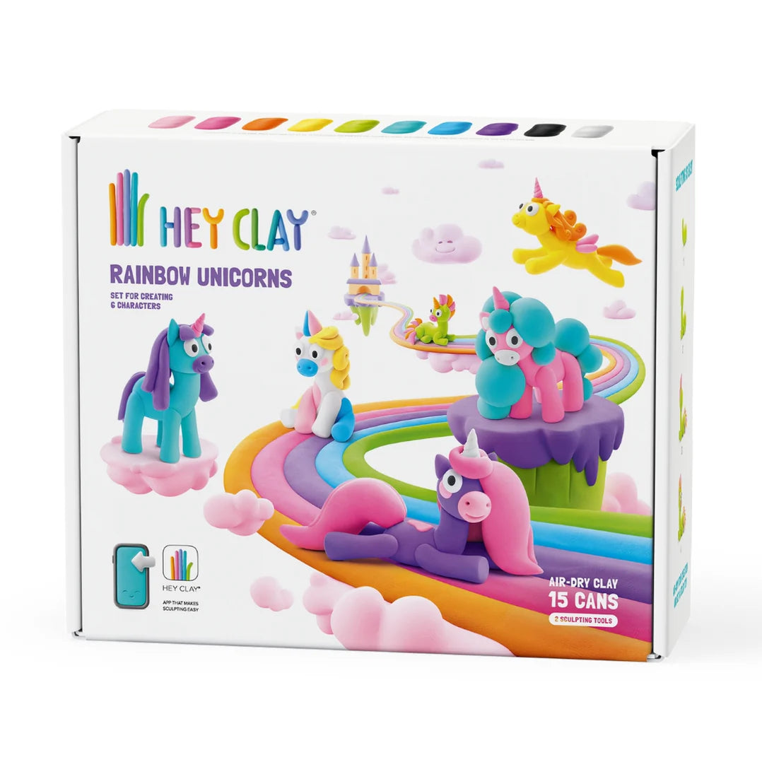 Hey Clay Rainbow unicorns