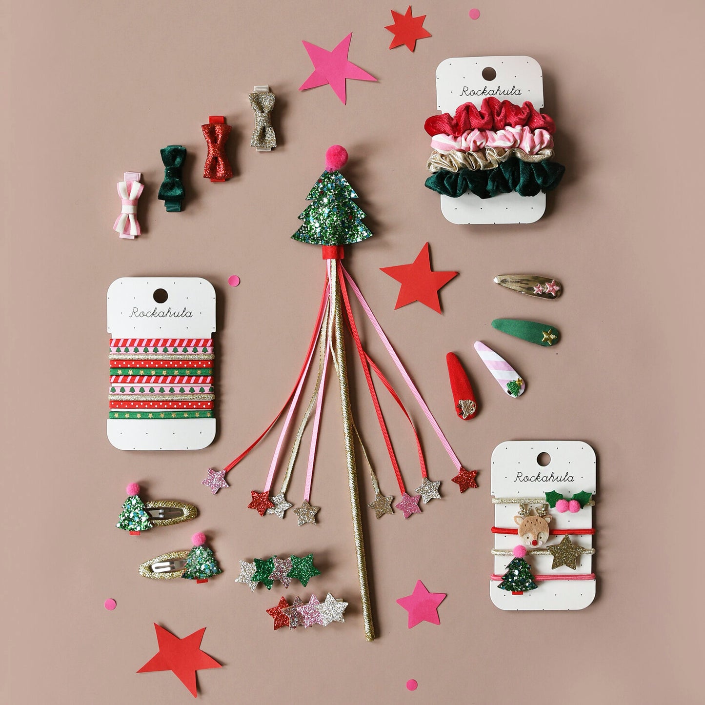 Rockahula glitter ster clips