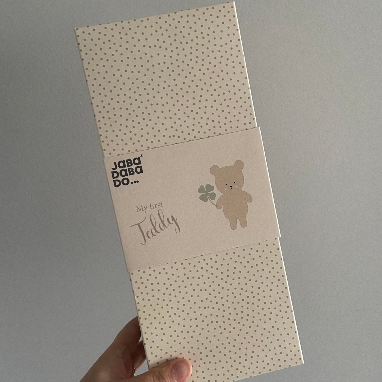 Jabadabado Knuffel Teddy in geschenkverpakking