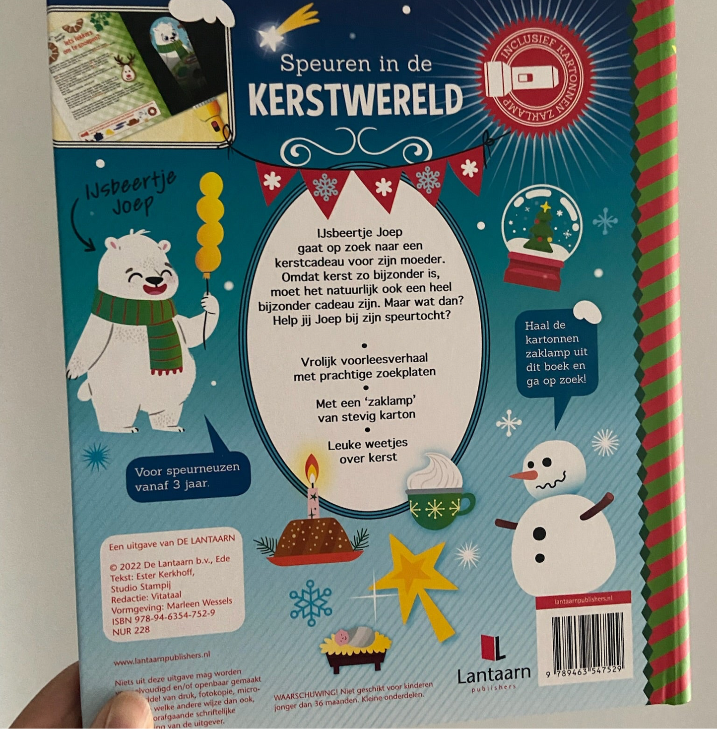 Zaklampboek Speuren in de kerstwereld