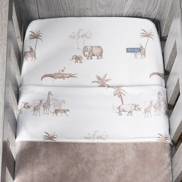 Petit Juul Hoeslaken ledikant safari