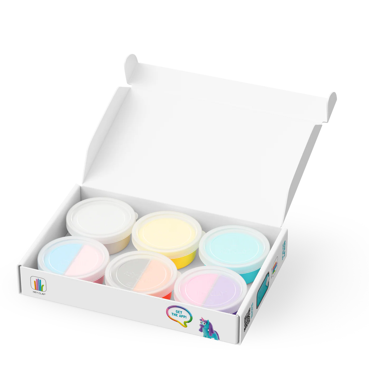 Hey Clay Rainbow Unicorn 6 cans