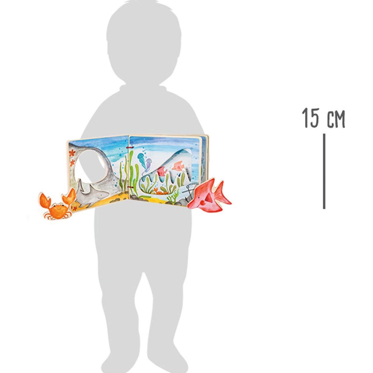 Small Foot Houten prentenboek Onderwaterwereld