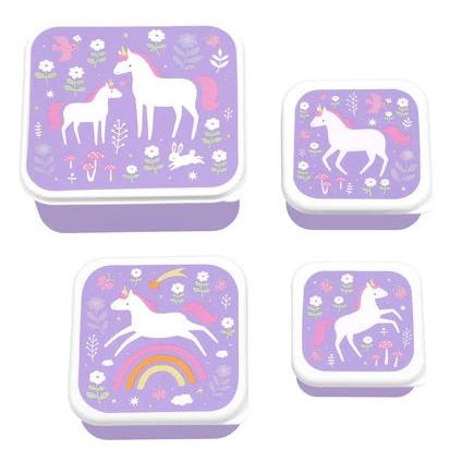 A little lovely company lunch en snackbox set unicorns