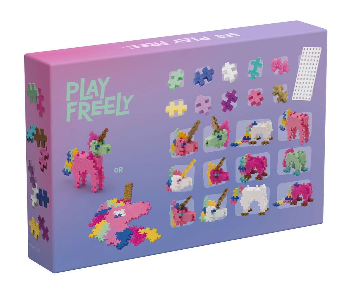 Plus-Plus Learn To Build Unicorns (275 stukjes)