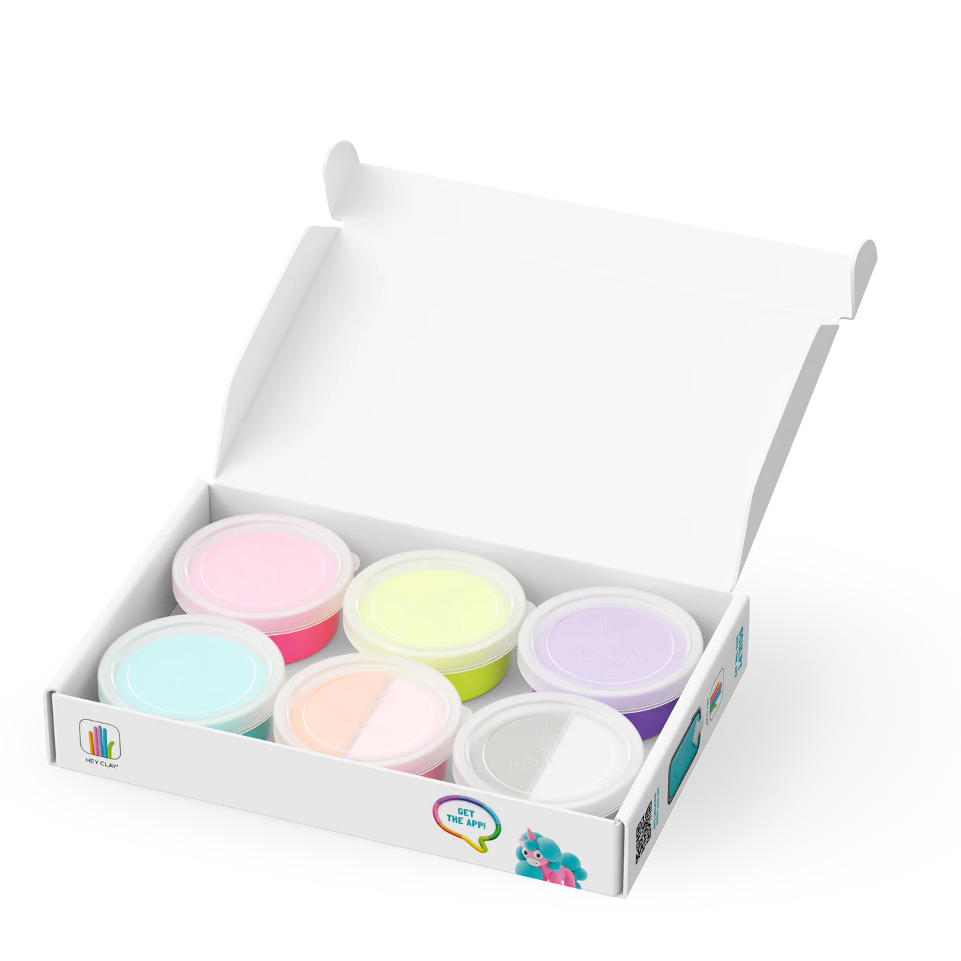 Hey Clay Rainbow Unicorn 6 cans