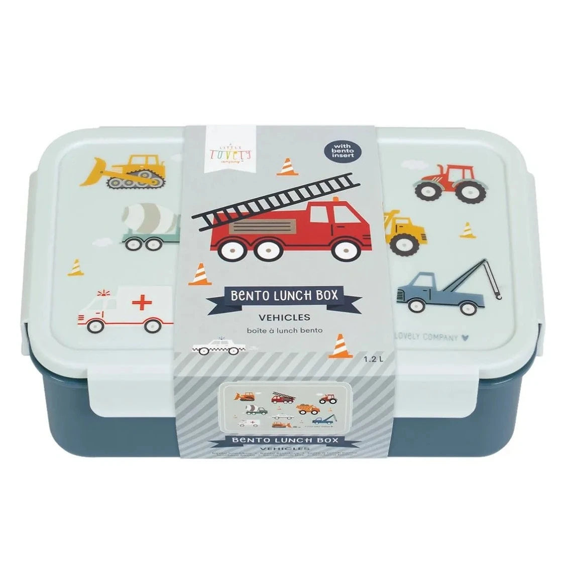 A Little Lovely Company Lunchbox voertuigen