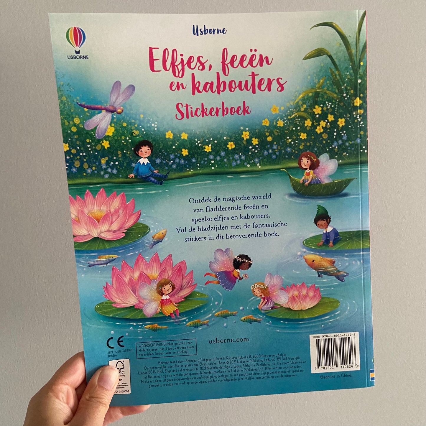 Usborne stickerboek elfjes, feeën en kabouters
