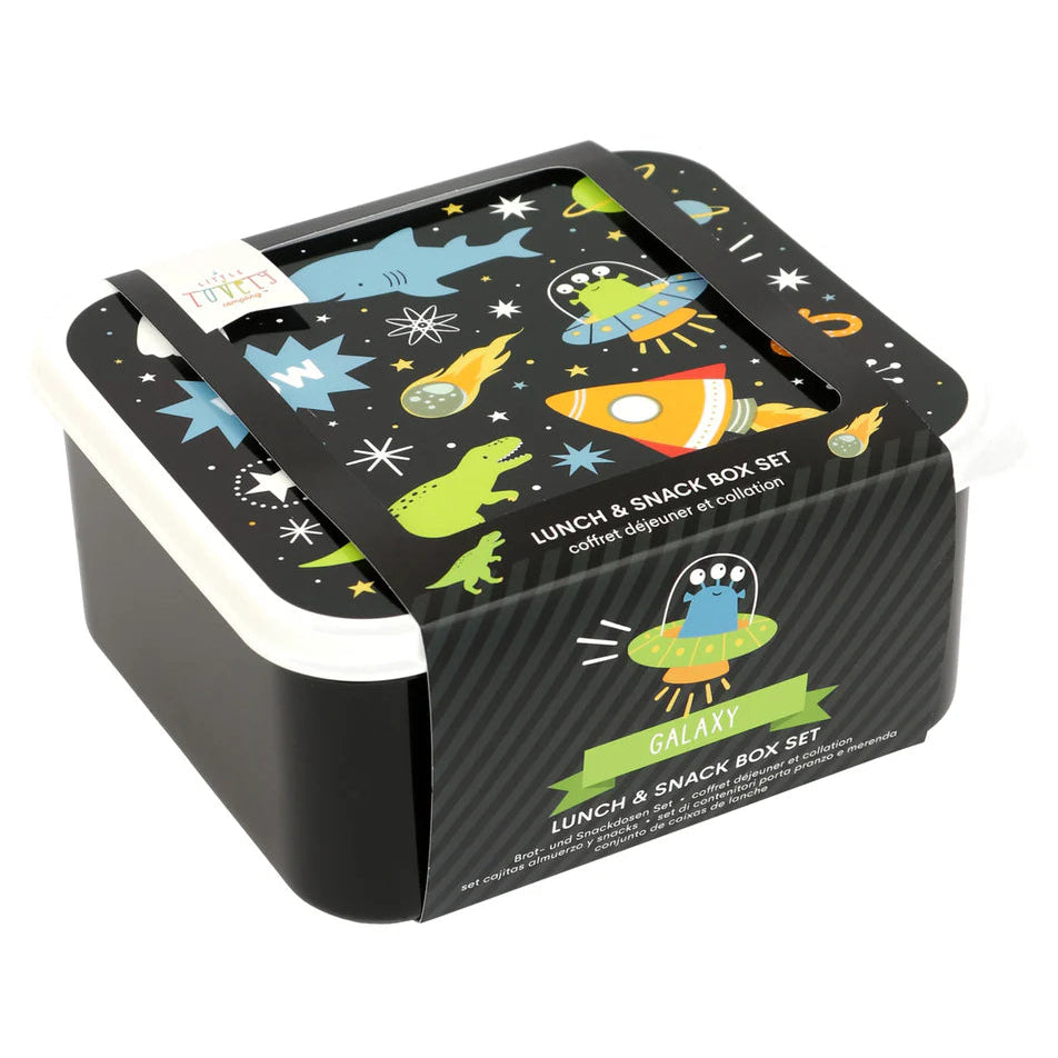 A Little Lovely Company Lunch en Snackbox Set Galaxy