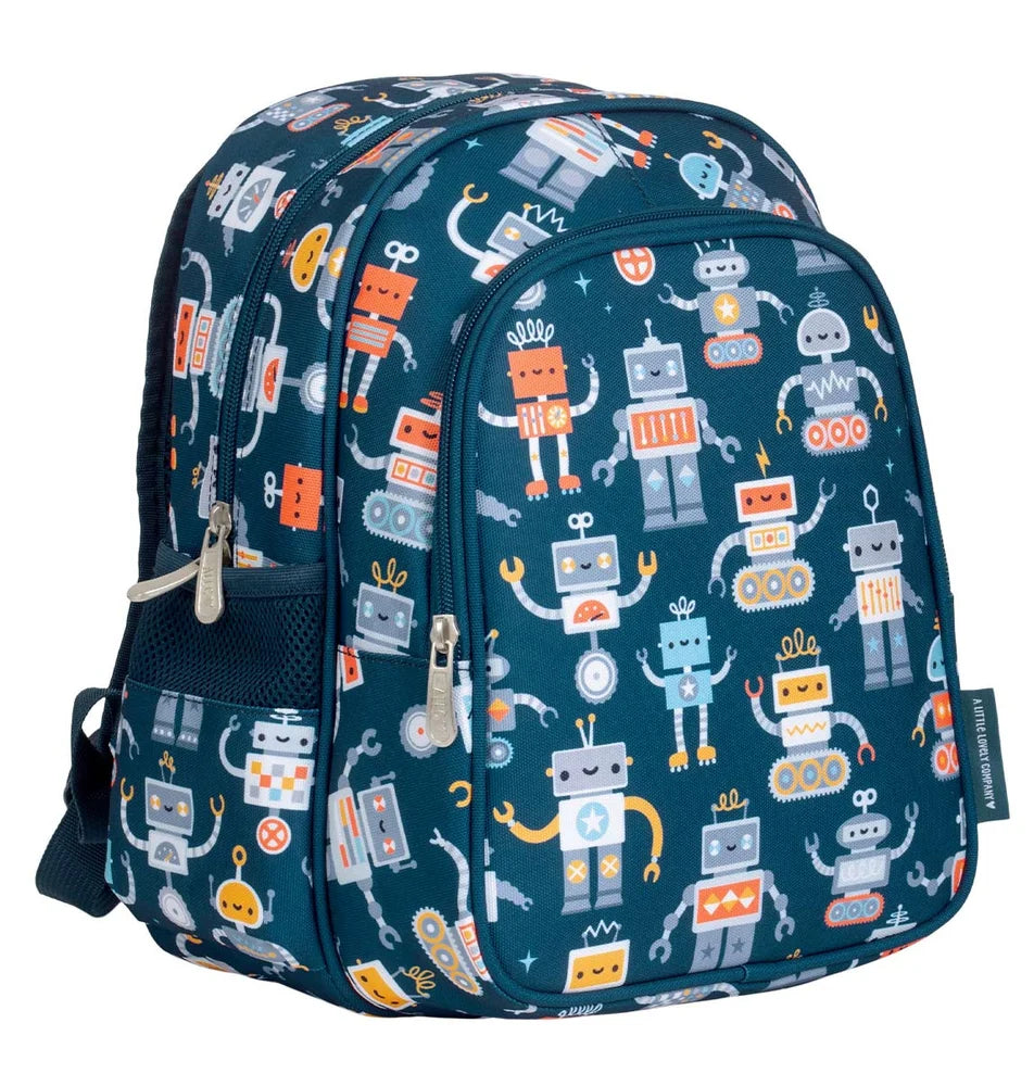 A Little Lovely Company Rugzak Robots