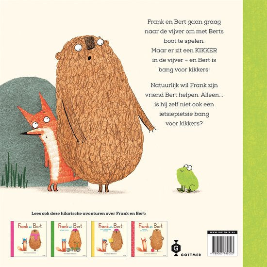 Prentenboek Frank en Bert en de Kwakende Kikker