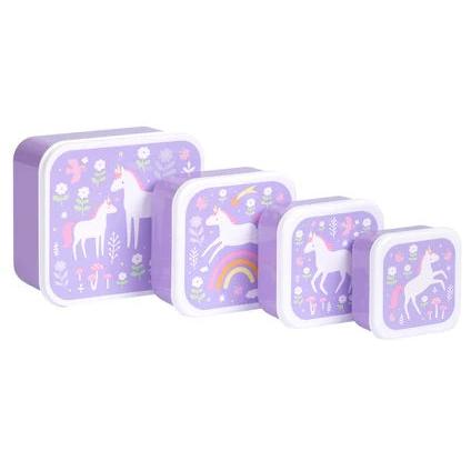 A little lovely company lunch en snackbox set unicorns