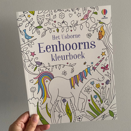 Usborne eenhoorns kleurboek