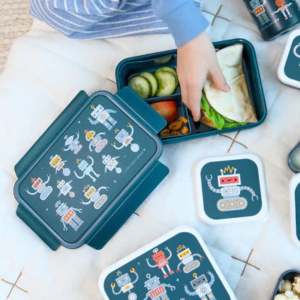 A Little Lovely Company Lunchbox Robots