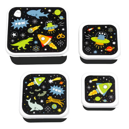 A Little Lovely Company Lunch en Snackbox Set Galaxy