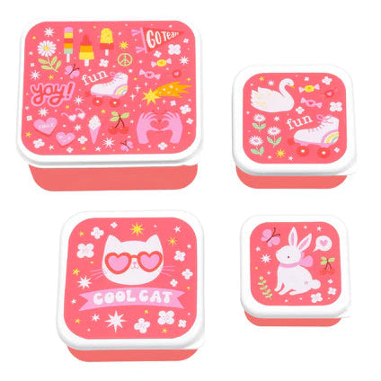A Little Lovely Company Snackbox Set Fun