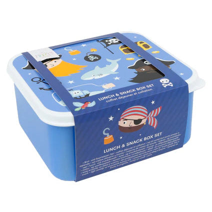 A Little Lovely Company Lunch en Snackbox Set Piraten
