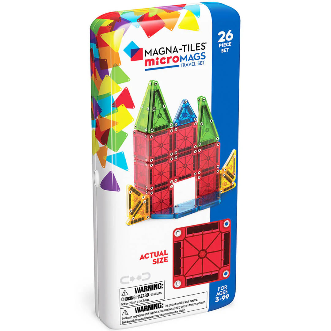 Magna-Tiles Micromags Travelset 26 stuks