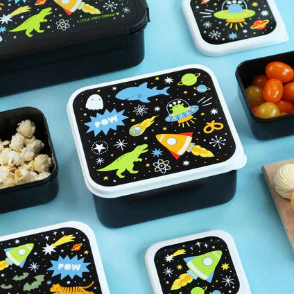 A Little Lovely Company Lunch en Snackbox Set Galaxy