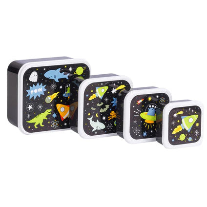 A Little Lovely Company Lunch en Snackbox Set Galaxy