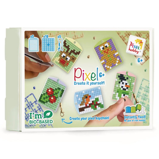 Pixel Medaillon Thema Box Kerst