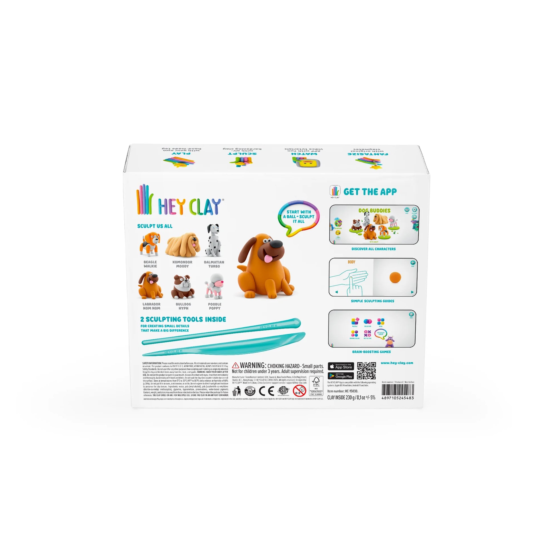 Hey Clay Hondenvriendjes 15 cans