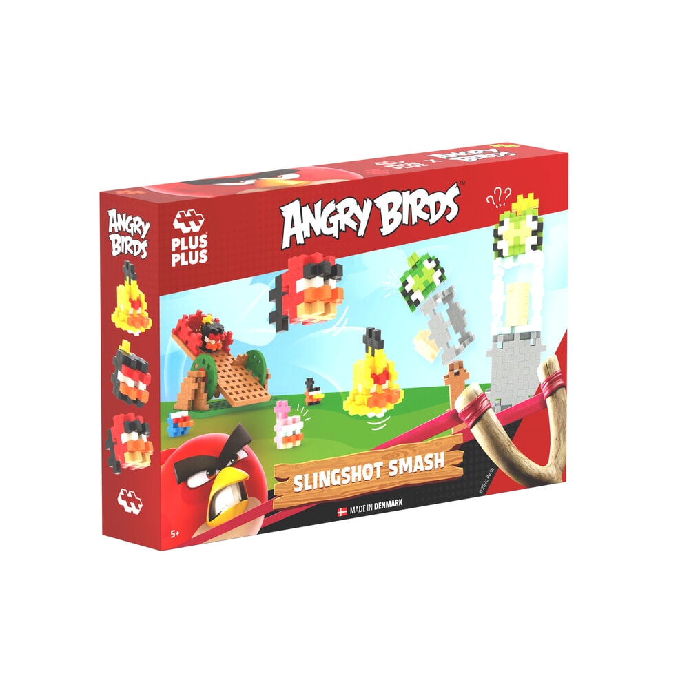Plus Plus Angry Birds Slingshot Smash  (300 stukjes)