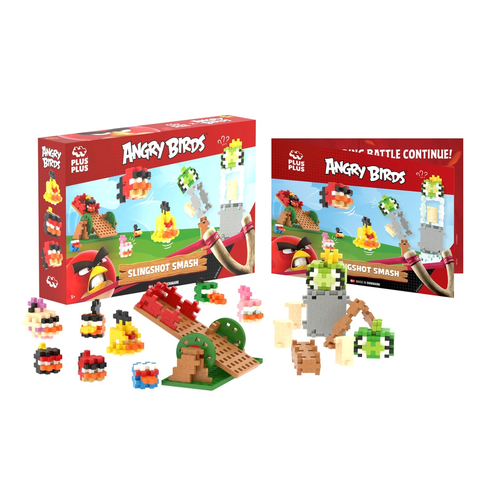 Plus Plus Angry Birds Slingshot Smash  (300 stukjes)
